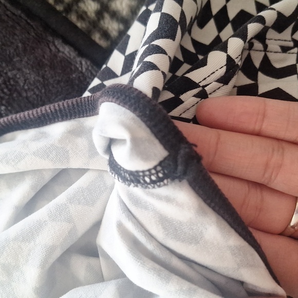 Free People Hot Shot Printed Onesie - Black Trapezoid - Picture 5 of 5